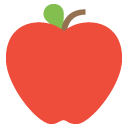 red apple
