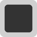 white square button