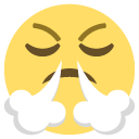 face with look of triumph